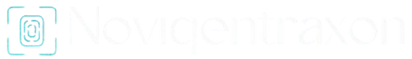 A light blue and white stylized logo icon on a plain white background, with faint gray text behind it.
